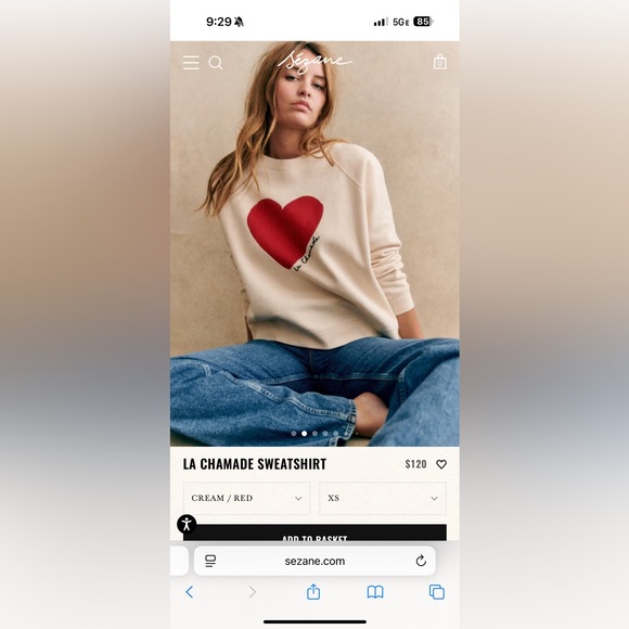 Sezane La Chamade Sweatshirt - Picture 2 of 2